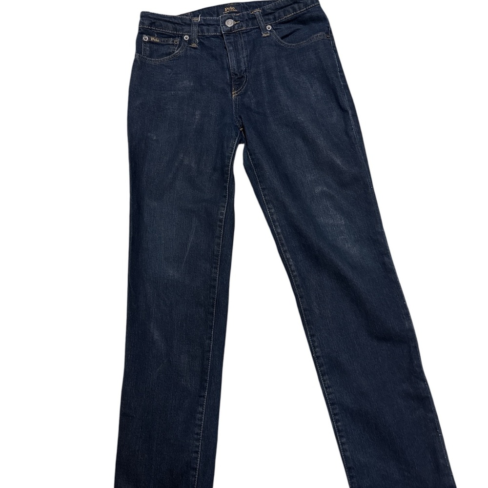 Polo RALPH LAUREN Dark Blue Denim straight boys Jeans